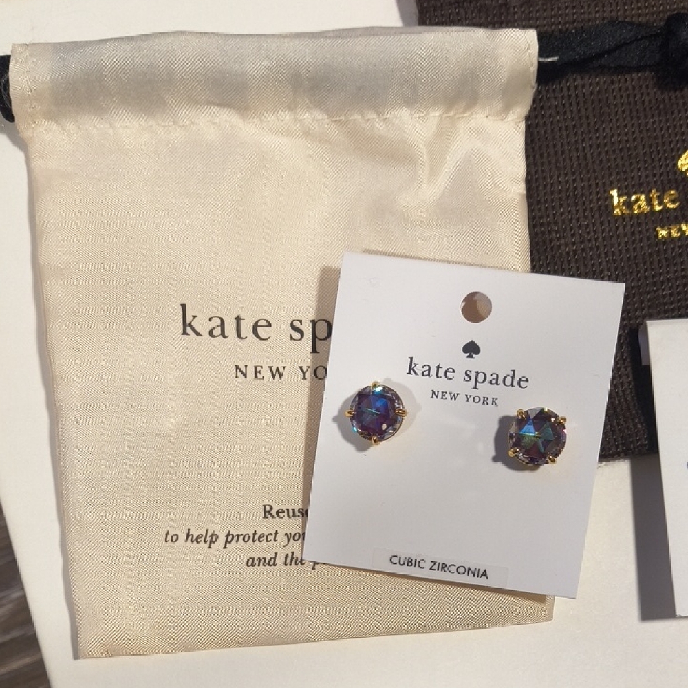 Kate Spade Multicolor Cubic Zirconia Earrings